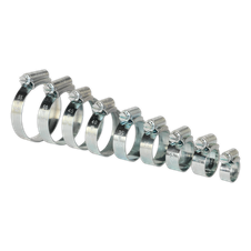 Sealey HCJ85A HI-GRIP Zinc Plated Hose Clip Assortment 9.5-55mm 85pc