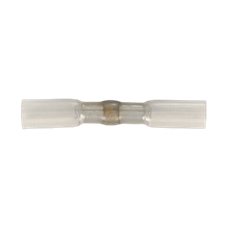 Sealey HSSB25C Heat Shrink Butt Connector with Crimp & Solder, Clear - Pack of 25