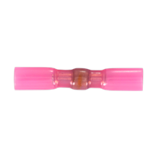 Sealey HSSB25R Heat Shrink Butt Connector with Crimp & Solder, Red - Pack of 25