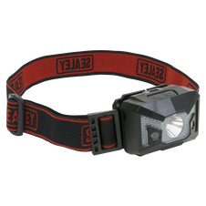Sealey HT03LED Head Torch with Auto-Sensor 3W SMD & 2 Red LED
