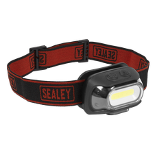 Sealey HT08R Rechargeable Head Torch with Auto-Sensor 8W COB LED