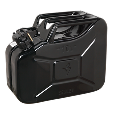 Sealey JC10B Jerry Can 10L - Black