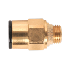 John Guest JGBC818 Brass SuperThread Straight Adaptor 8mm x 1/8"BSP - Pack of 2
