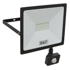 Sealey LED113PIR Extra-Slim Floodlight with PIR Sensor 50W SMD LED