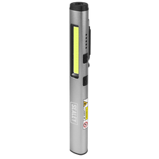 Sealey LED450UV Rechargeable UV Penlight Torch with Laser Pointer 5W COB & 3W SMD LED