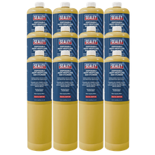 Sealey MAPP/40012 Disposable MAPP Propylene Gas Cylinder - Pack of 12