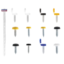 Sealey NPSSET Clip Strip Deal - Mixed Numberplate Screws