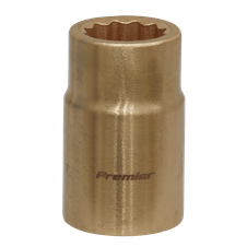 Sealey NS048 Premier Non-Sparking Socket 1/2"Sq Drive 15mm