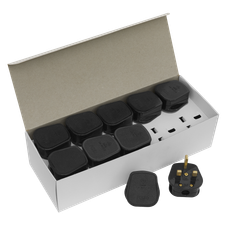 Sealey PL13/320 13A Rewirable Plug - Black - Pack of 20