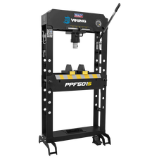 Sealey PPF501S Viking Floor Type Air/Hydraulic Press with Sliding Ram and Foot Pedal 50 Tonne
