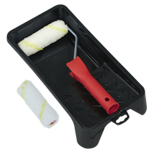 Sealey PR4 4" Paint Roller Set with Tray