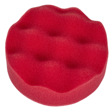Sealey PTCCHW80R Hook-and-Loop Buffing & Polishing Foam Head 80 x 25mm - Red/Ultra-Soft