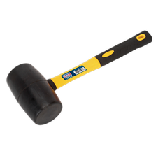 Sealey RMB200 Premier Rubber Mallet with Fibreglass Shaft 2lb