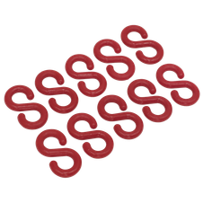 Sealey RSH10 Plastic Chain S-Hook - Pack of 10