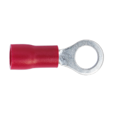 Sealey RT25 Easy-Entry Ring Terminal 5.3mm (2BA), Red - Pack of 100