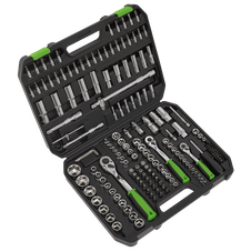 Sealey S01211 Siegen Socket Set 1/4", 3/8" & 1/2"Sq Drive 171pc