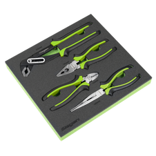 Sealey S01298 Siegen Comfort Grip Pliers Set 4pc