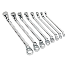 Sealey S0405 Siegen Deep Offset Ring Spanner Set 8pc