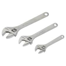 Siegen S0448 Adjustable Wrench Set 3pc