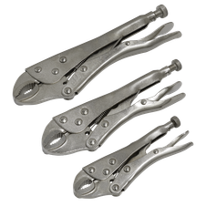 Sealey S0463 Siegen Locking Pliers Set 3pc