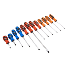 Sealey S0616 Siegen Soft Grip Screwdriver Set 12pc