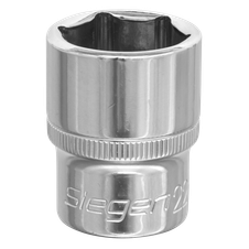 Sealey S0659 Siegen Socket 1/2"Sq Drive 22mm