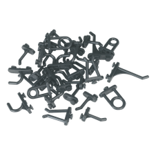 Sealey S0766 Siegen Hook Assortment for Composite Pegboard 30pc