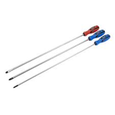 Sealey S0895 Siegen Extra-Long Screwdriver Set 3pc