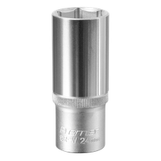 Sealey S1224D Premier Deep Socket 1/2"Sq Drive 24mm