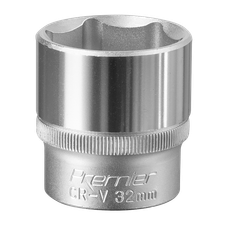 Sealey S1232 Premier Socket 1/2"Sq Drive 32mm