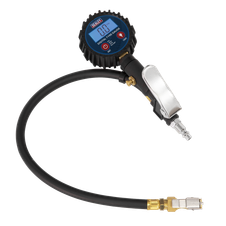 Sealey SA400 Digital Tyre Inflator with Clip-On Connector