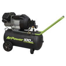 Sealey SAC10030VE 100L V-Twin Direct Drive Air Compressor 3hp