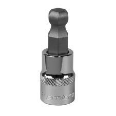 Sealey SBBH008 Premier Ball-End Hex Socket Bit 3/8"Sq Drive 10mm