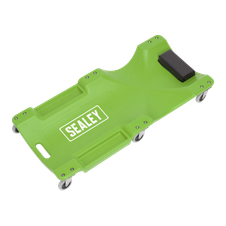 Sealey SCR80HV Composite Creeper with 6 Wheels - Hi-Vis Green
