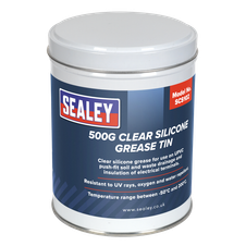 Sealey SCS102 Clear Silicone Grease Tin 500g