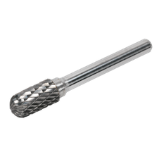 Sealey SDB02 Cylindrical Ball Nose Tungsten Carbide Rotary Burr 10mm