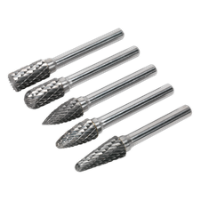 Sealey SDBK5 Tungsten Carbide Rotary Burr Set 5pc