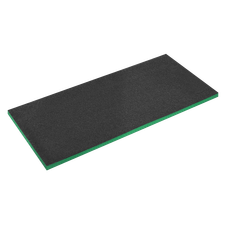 Sealey SF30G Easy Peel Shadow Foam® 1200 x 550 x 30mm - Green/Black