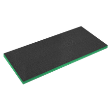 Sealey SF50G Easy Peel Shadow Foam® 1200 x 550 x 50mm - Green/Black