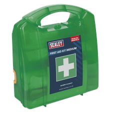 Sealey SFA01M First Aid Kit, Medium - BS 8599-1 Compliant