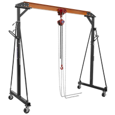 Sealey SG1000KITG Portable Adjustable Gantry Frame with Geared Trolley Combo 1 Tonne