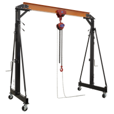 Sealey SG2000KIT Portable Adjustable Gantry Frame with Trolley Combo 2 Tonne