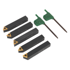 Sealey SM3025CS1 Indexable Lathe Turning Tool Set 10mm 5pc
