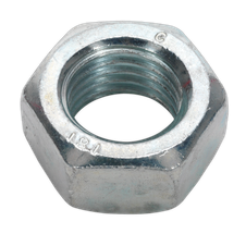 Sealey SN20 Zinc Plated Steel Nut M20, DIN 934 - Pack of 10