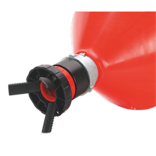 Sealey SOLV/SFU Solvent Safety Funnel with Universal Drum Adaptor
