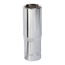 Sealey SP1219D Premier Fully Polished Deep Socket 1/2"Sq Drive 19mm