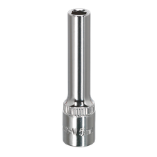 Sealey SP1405D Premier Fully Polished Deep Socket 1/4"Sq Drive 5mm