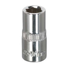 Sealey SP1407 Premier Fully Polished Socket 1/4"Sq Drive 7mm