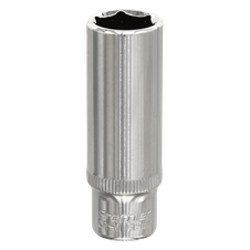 Sealey SP1412D Premier Fully Polished Deep Socket 1/4"Sq Drive 12mm