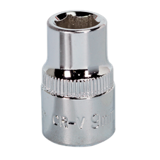 Premier SP3809 Fully Polished Socket 3/8"Sq Drive 9mm